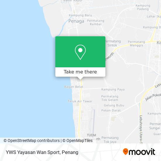 Peta YWS Yayasan Wan Sport