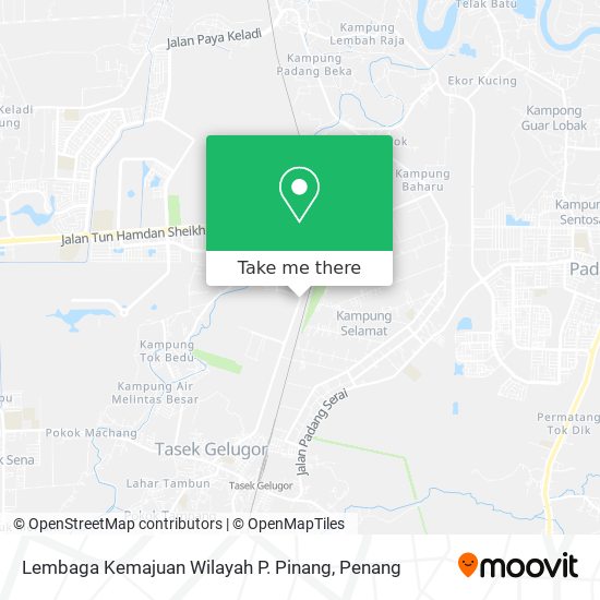 Lembaga Kemajuan Wilayah P. Pinang map