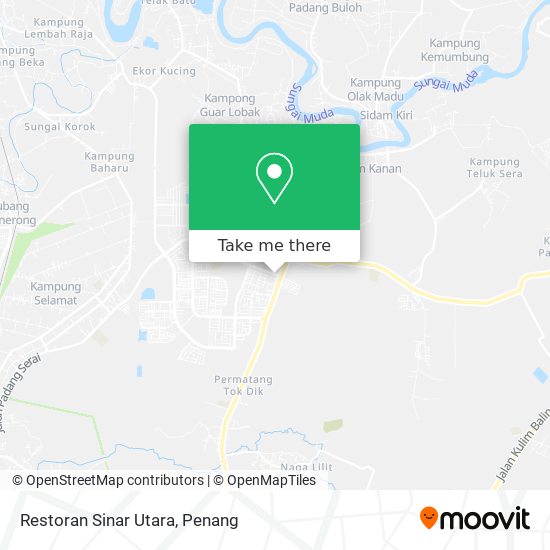 Peta Restoran Sinar Utara