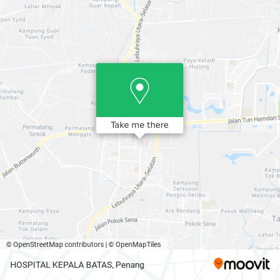 Peta HOSPITAL KEPALA BATAS