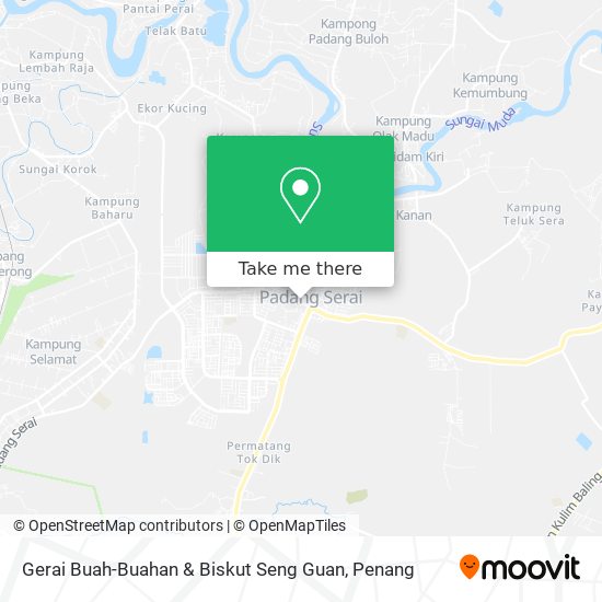 Peta Gerai Buah-Buahan & Biskut Seng Guan