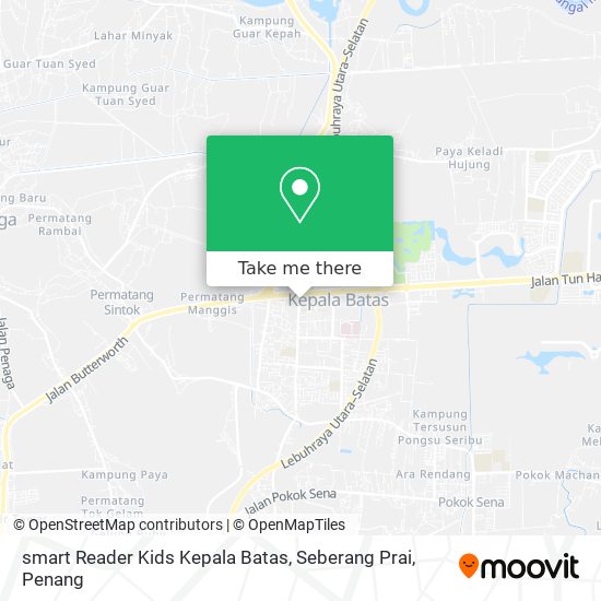 smart Reader Kids Kepala Batas, Seberang Prai map