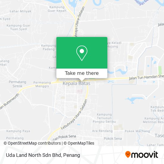 Uda Land North Sdn Bhd map