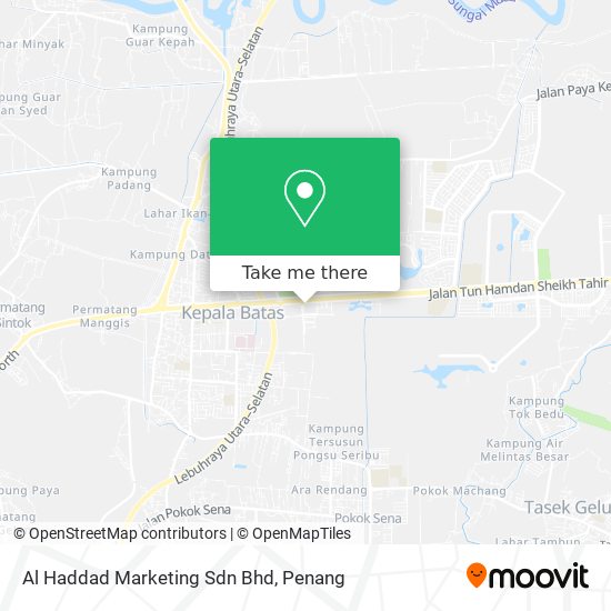 Al Haddad Marketing Sdn Bhd map