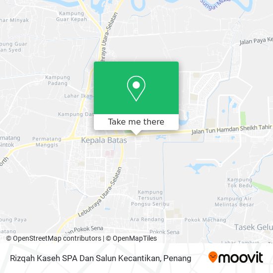 Rizqah Kaseh SPA Dan Salun Kecantikan map