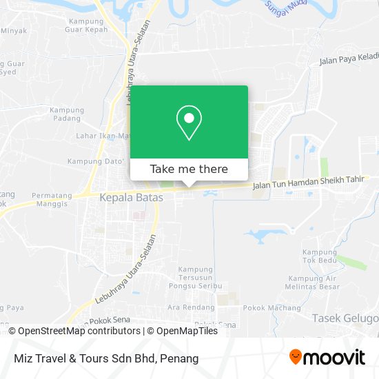 Miz Travel & Tours Sdn Bhd map