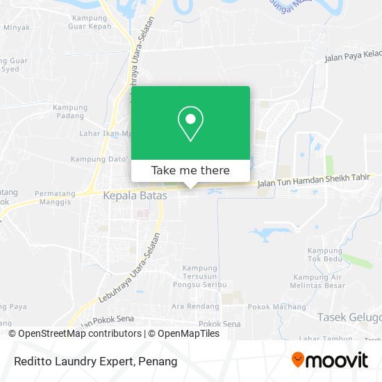 Reditto Laundry Expert map