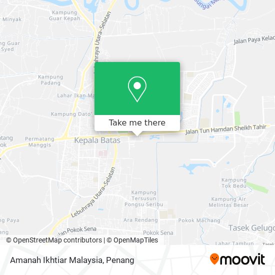 Amanah Ikhtiar Malaysia map