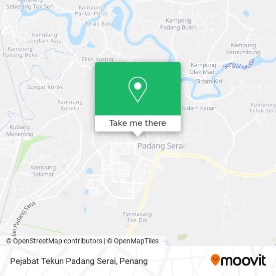Peta Pejabat Tekun Padang Serai