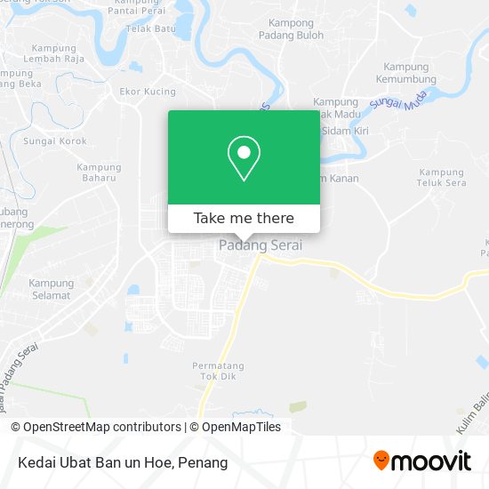 Kedai Ubat Ban un Hoe map