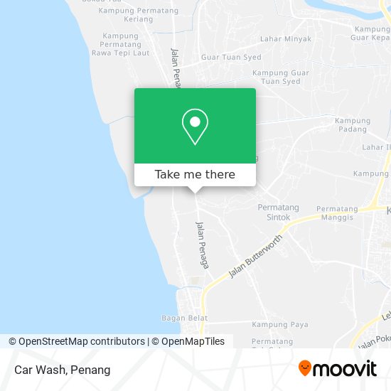 Car Wash map