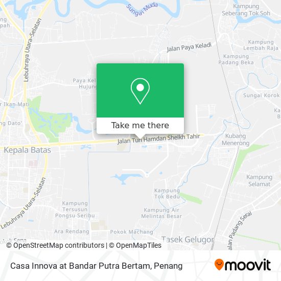 Casa Innova at Bandar Putra Bertam map