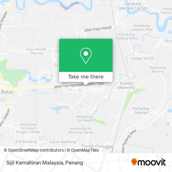 Peta Sijil Kemahiran Malaysia