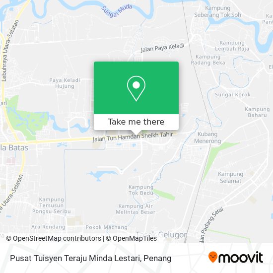 Peta Pusat Tuisyen Teraju Minda Lestari