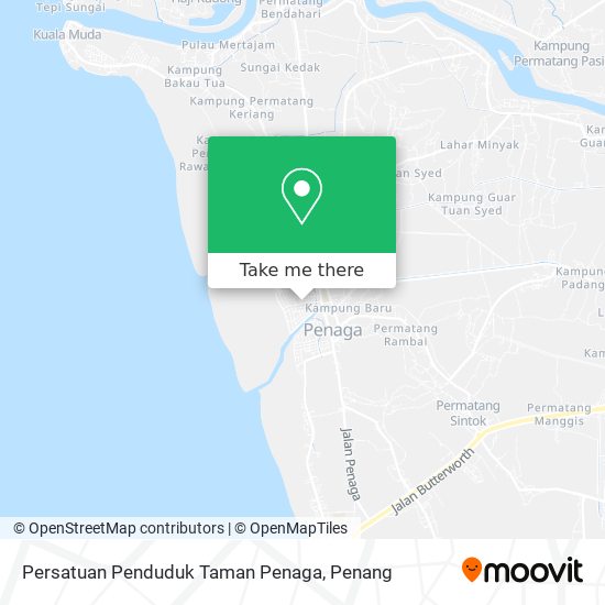 Persatuan Penduduk Taman Penaga map