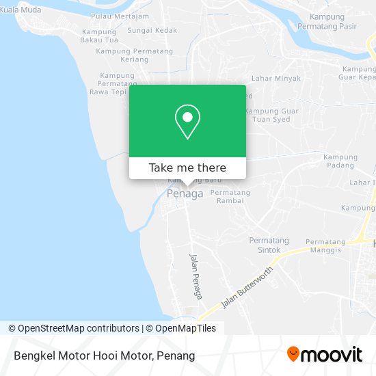 Bengkel Motor Hooi Motor map