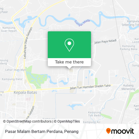 Pasar Malam Bertam Perdana map
