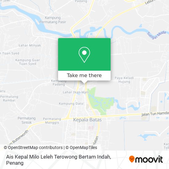 Peta Ais Kepal Milo Leleh Terowong Bertam Indah