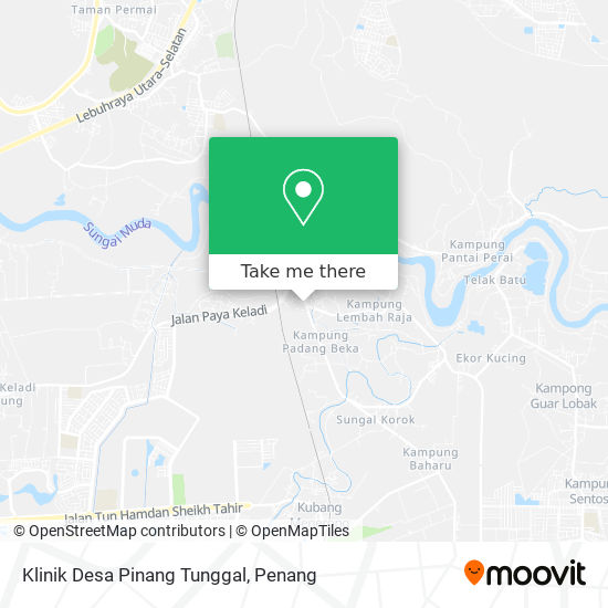 Peta Klinik Desa Pinang Tunggal