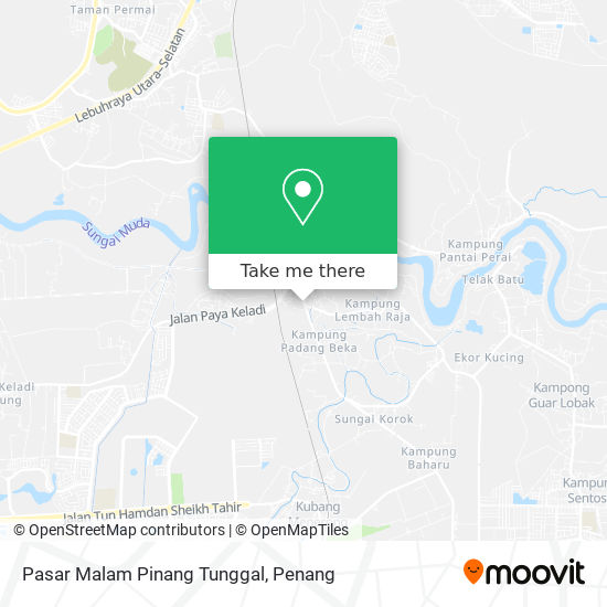 Pasar Malam Pinang Tunggal map