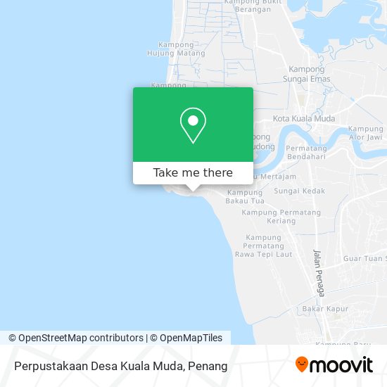 Peta Perpustakaan Desa Kuala Muda