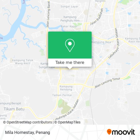 Mila Homestay map