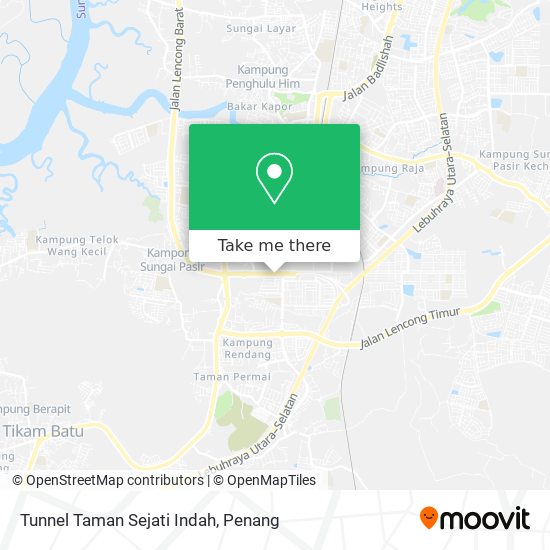 Tunnel Taman Sejati Indah map
