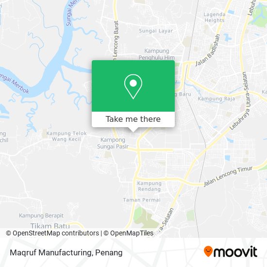 Maqruf Manufacturing map