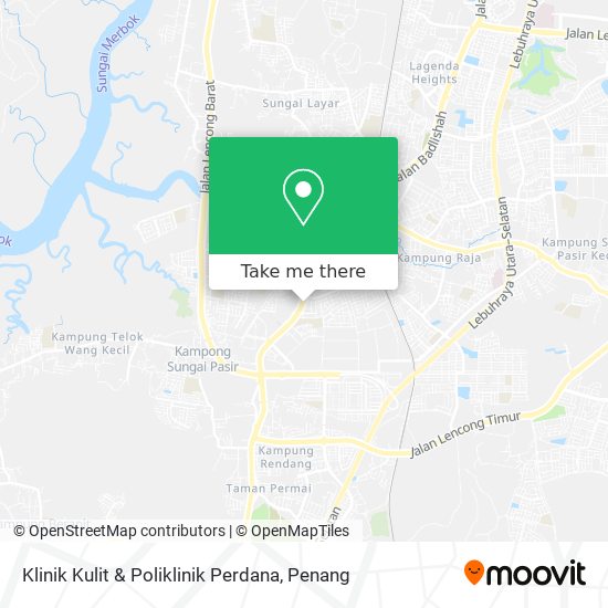 Klinik Kulit & Poliklinik Perdana map