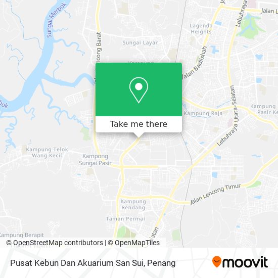 Pusat Kebun Dan Akuarium San Sui map