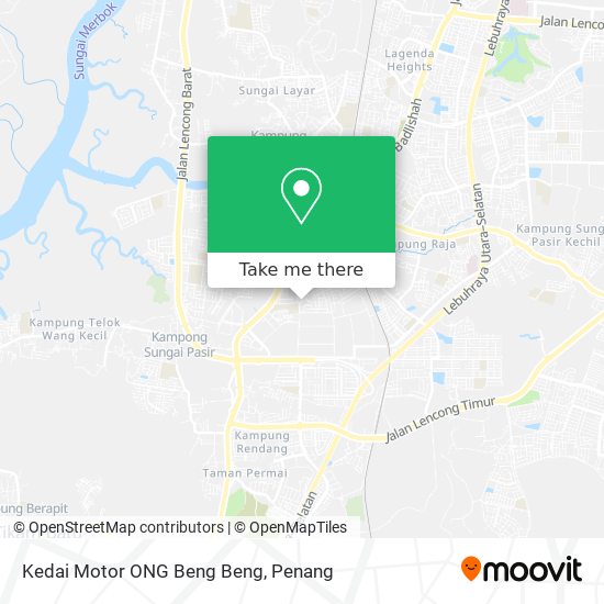 Peta Kedai Motor ONG Beng Beng