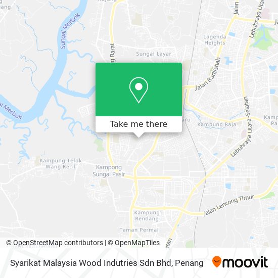 Peta Syarikat Malaysia Wood Indutries Sdn Bhd