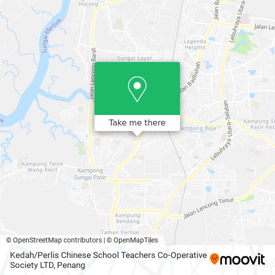 Kedah / Perlis Chinese School Teachers Co-Operative Society LTD map