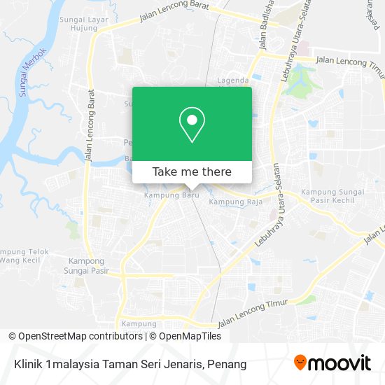 Klinik 1malaysia Taman Seri Jenaris map