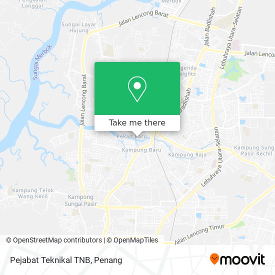 Pejabat Teknikal TNB map