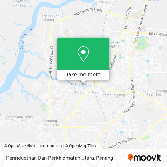 Perindustrian Dan Perkhidmatan Utara map