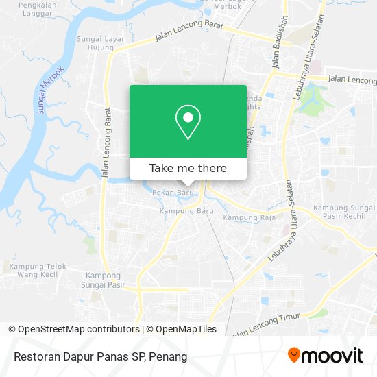 Restoran Dapur Panas SP map