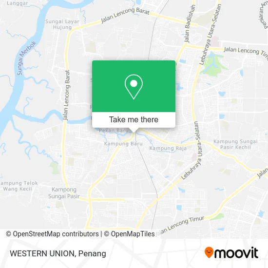 WESTERN UNION map