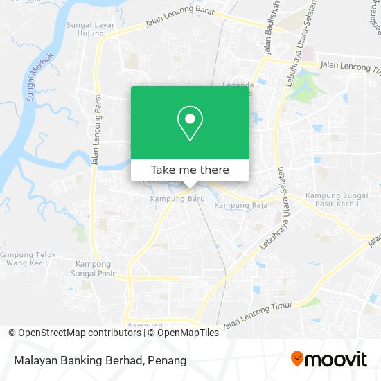 Malayan Banking Berhad map