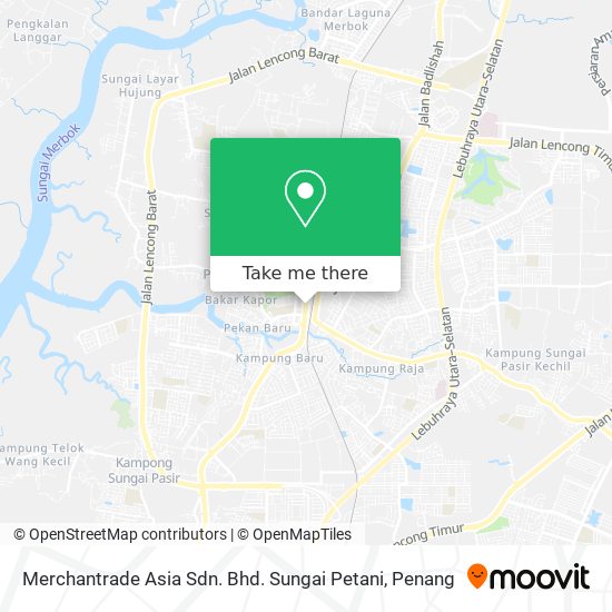 Merchantrade Asia Sdn. Bhd. Sungai Petani map