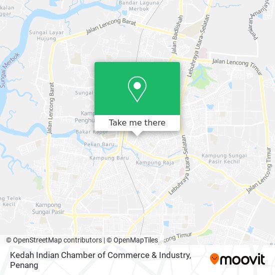 Kedah Indian Chamber of Commerce & Industry map