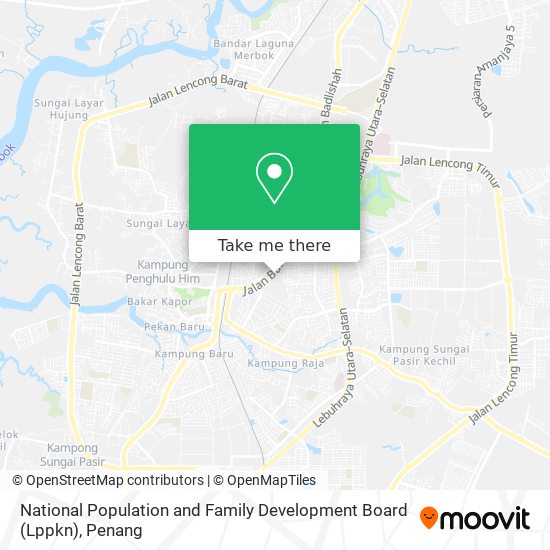 National Population and Family Development Board (Lppkn) map