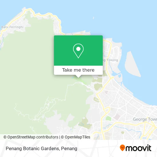 Penang Botanic Gardens map