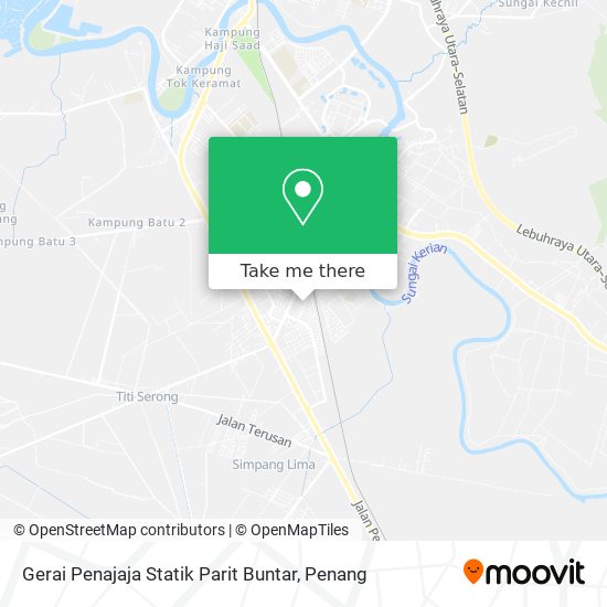 Peta Gerai Penajaja Statik Parit Buntar