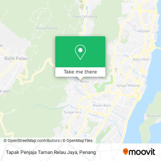 Tapak Penjaja Taman Relau Jaya map