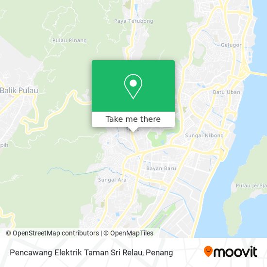 Peta Pencawang Elektrik Taman Sri Relau