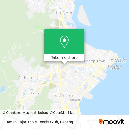 Peta Taman Jajar Table Tennis Club