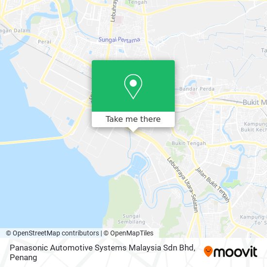 Peta Panasonic Automotive Systems Malaysia Sdn Bhd