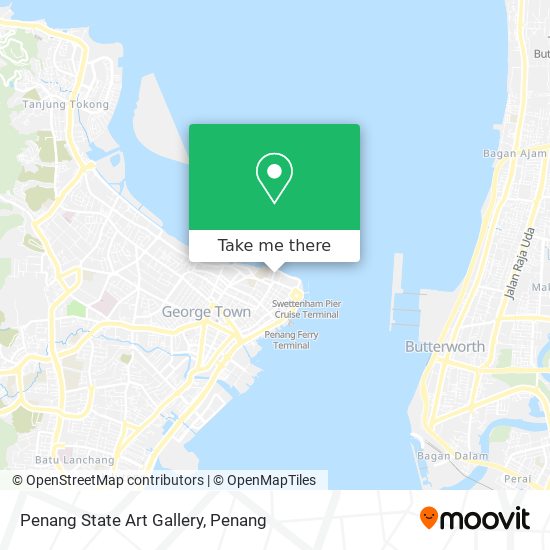 Penang State Art Gallery map