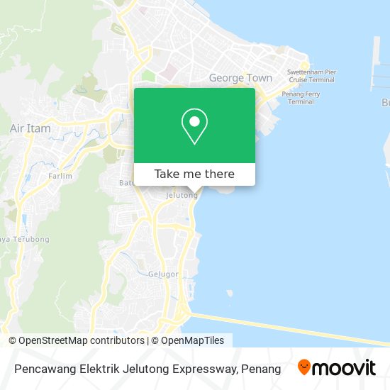 Peta Pencawang Elektrik Jelutong Expressway